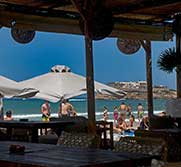 Cafe beach bar στον Άγιο Γεώργιο στη Νάξο